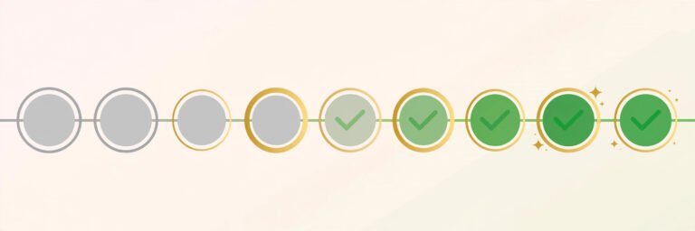 NSFAS application tracker timeline showing all 9 NSFAS status stages from Submitted to Approved